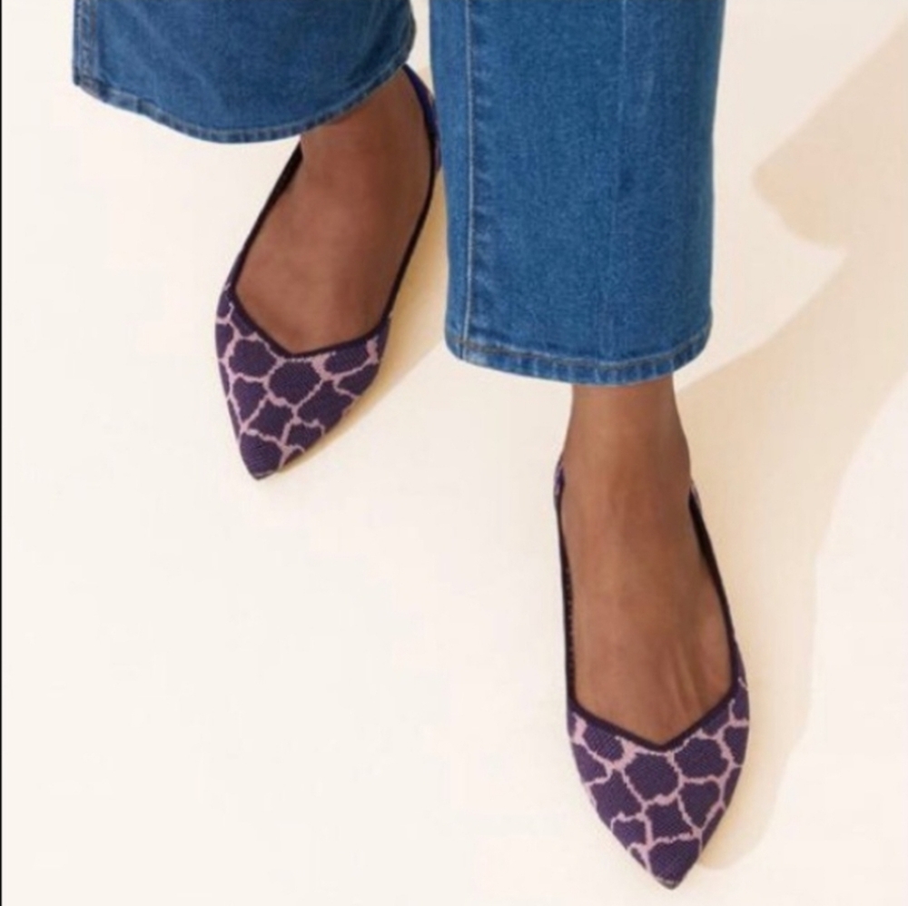 Rothy's The Point in Violet Giraffe, size 9 - Picture 10 of 10